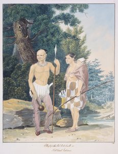 Chef des Indiens Pal-lo-to-path ou Têtes-Plates, c.1843-50 - Unknown artist