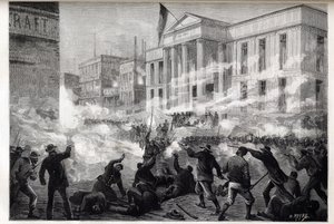 Émeutes du palais de justice de Cincinnati en 1884 - une émeute éclate après un verdict de culpabilité pour homicide involontaire lors d