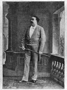 Cirque: M. Claude Loyal - dans "Ecuyers et Ecuyères", par le Baron de Vaux. - Unknown artist