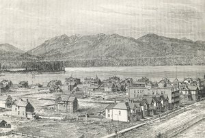 Ville de Vancouver, gravure, Canada - Unknown artist