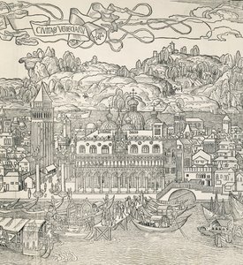 Ville de Venise, Italie, gravure - Unknown artist