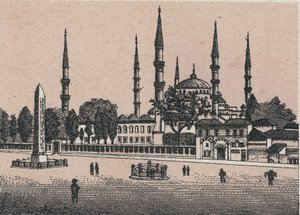 Constantinople, Turquie : vue de la mosquée du Sultan Ahmed - Unknown artist