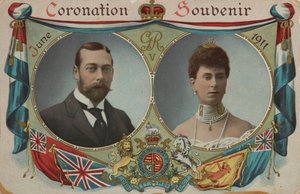 Souvenir du couronnement, Roi George V