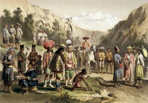 Costumes du royaume de Ta Ly, sud de la Chine. Atlas du voyage d