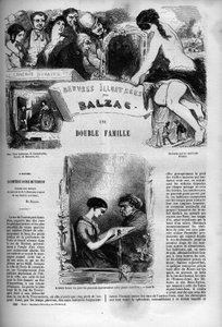 Couverture du roman « Une double famille » - Unknown artist