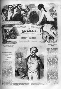 Couverture du roman « Albert Savarus » - Unknown artist