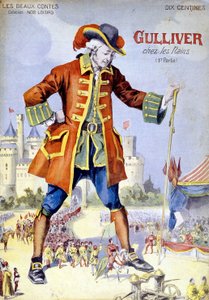 Couverture de "Gulliver chez les nains (Lilliputiens)", illustration du 19ème siècle