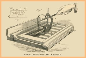 Machine à câbler les stores Davis - Unknown Artist