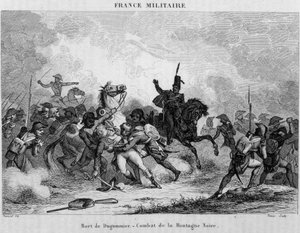 Mort de Dugommier - Combat de la Montagne Noire contre les Espagnols - Unknown artist