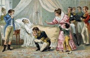 Mort de Napoléon Ier (1769-1821), à Sainte-Hélène le 5 mai 1821 - Unknown artist