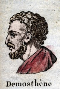 Démosthène (Athènes -384 - Calaurie -322), l