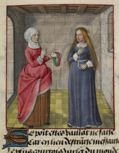 (détail) de la Vieille et Bel Accueil, de 