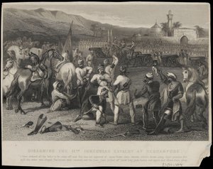 Désarmement du 11e régiment de cavalerie régulière à Berhampore - Unknown artist