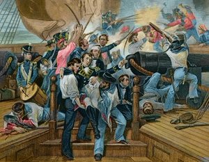 Ne pas abandonner le navire - Guerre anglo-américaine, les États-Unis - Unknown artist