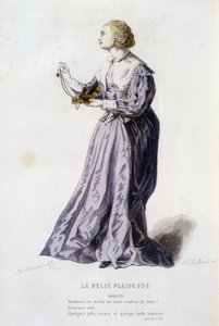 Dorette dans la belle plaideuse (par Bois Robert en 1654), dans Le théâtre français au 16ème et 17ème siècle antérieur à Molière par Edouard Fournier - Unknown artist