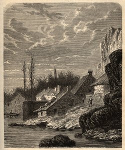 Douarnenez - Finistère - Bretagne - gravure dans "PATRIE - DESCRIPTION PICTURESQUE DE LA FRANCE EN 6 VOLUMES" par Lucien Huard - fin 19ème siècle - Unknown artist