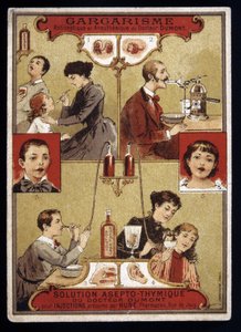 Gargarisme antiseptique et anesthésique du Dr Dumont - Publicité, fin du 19e siècle - Unknown artist