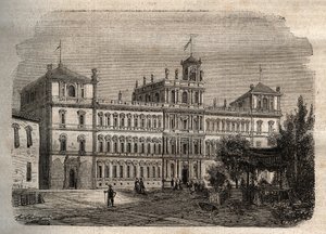 Palais ducal de Modène au XIXe siècle - Le Palais ducal 1634 - Palais ducal de Modène - Unknown artist