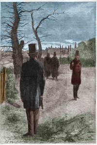 Duel entre George William Finch-Hatton, comte de Winchilsea (1791-1858) et Arthur Wellesley, duc de Wellington (1769-1852) à Battersea Fields, le 21 mars 1829 - Unknown artist
