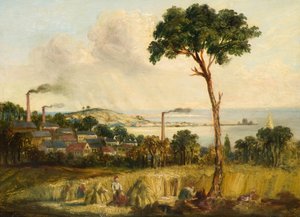 Dundee depuis Balgay Hill, c.1824 - Unknown artist