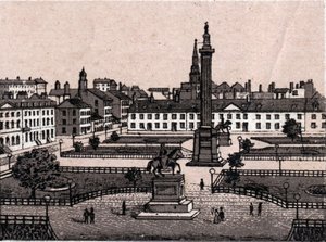 Édimbourg, Écosse : vue de George Square à Édimbourg - Unknown artist