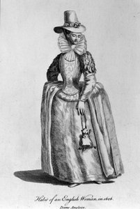 Femme anglaise de 1626.