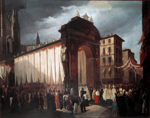 Entrée du nouvel archevêque de Milan le 5 décembre 1847 - Unknown artist