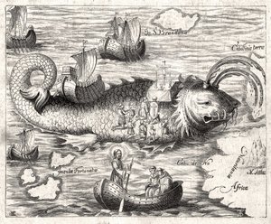 Épisode de la légende de Saint Brandan (Brendan) : un voyage fantastique de l