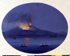 Éruption nocturne de l