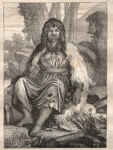 Expédition autour du monde (1785-1788) de Jean-François Galaup de La Pérouse (1741-1788) : types de femmes du port des Français (Alaska) - illustration tirée de « Les Grands Navigateurs du XVIIIe siècle »