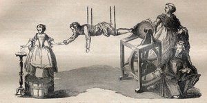Expérience faite avec la machine électrique par Francis Hauksbee l