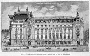Façade de la nouvelle gare d