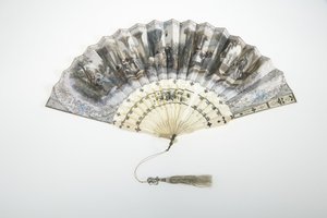 Éventail, vers 1850