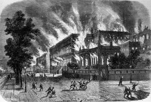 Incendie de la Cour des Comptes et de la Légion d