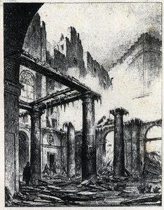Incendie du Théâtre Italien à Paris en 1838 - Unknown artist