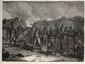 Première coalition : Colonel Antoine Guillaume Rampon (1759-1842) à la bataille de Montenotte le 12 avril 1796, pendant la campagne d