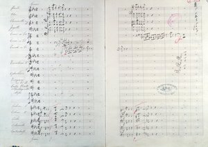 Première page de Capriccio brillant sur le thème de Jota Aragonese (ouverture espagnole n°1) par Mikhail Glinka
