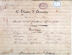 Première page de la partition de L