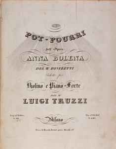 Première page de la partition d