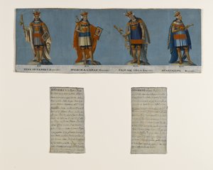 Quatre rois incas : Tupac Yupanqui, Huayna Capac, Huascar Inca, Atahuallpa, début du 19e siècle - Unknown