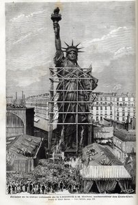 Paris, remise de la Statue de la Liberté à l