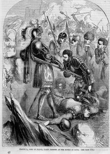 François Ier fait prisonnier à la bataille de Pavie (1525) - Unknown artist