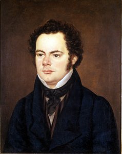Franz Schubert (1797 - 1828), portrait conservé à la Société des Amis de la Musique, Vienne.