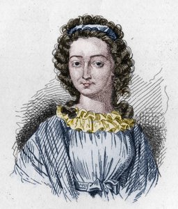 Révolution française 1789 : Portrait de Mlle (Mademoiselle) (Marie) de Sombreuil (1774-1823) héroïne de la révolution