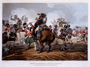 Cuirassiers français à Waterloo - dans "Anecdotes historiques, militaires et navales et incidents arrivés aux armes de la Grande-Bretagne et de leurs alliés, se terminant à Waterloo" - par Edward Orme, ill. par Fry, Londres - Unknown artist