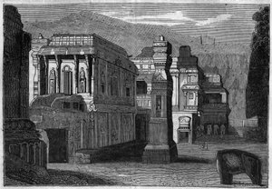 Du temple monolithique de Kailasha (VIIIe siècle) en Inde. - Unknown artist