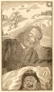 Frontispice de The Pilgrims Progress From This World, To That Which Is To Come par John Bunyan (1628-1688) montrant l