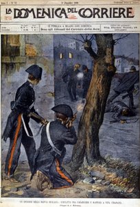 Fusillade entre carabiniers et mafieux dans la région de Trapani en Sicile en 1899 - Unknown artist