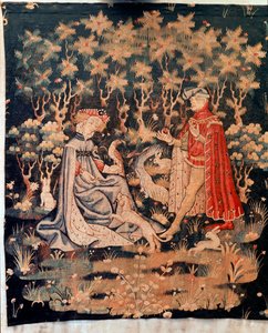 Scène galante, le don du cœur - Unknown artist