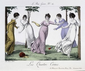Jeu des quatre coins - dans « Le Bon Genre », n° 14, début XIXe siècle